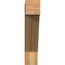Ekena Millwork Traditional Block Rough Sawn Bracket, Western Red Cedar, 6"W x 28"D x 28"H BKT06X28X28TRA05RWR - alternate 3